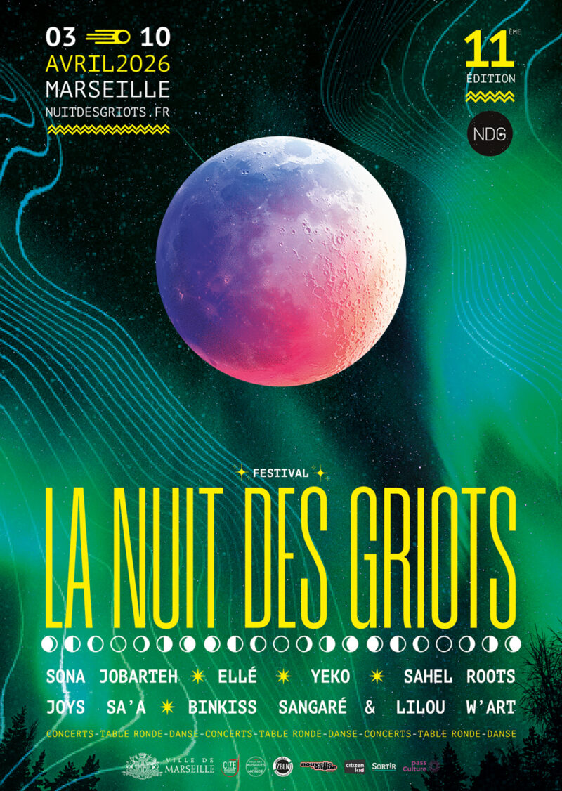 Affiche Festival NDG La Nuit Des Griots 2026 11ème édition
